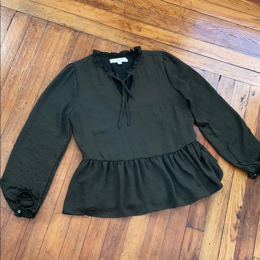 LOFT Peplum Top